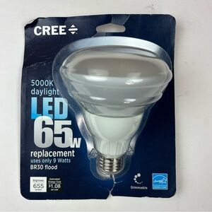 NEW - Cree LED 65 Watt Flood Light Bulb 5000 Daylight Model BR30